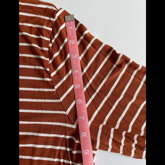 Striped Jersey Tee 3/4 Sleeves - Picture 7 of 7